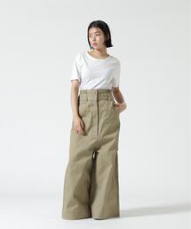 UN3D.× Dickies/アンスリード× ディッキーズ/W WAIST WIDE PANTS/ダブルウエストワイドパンツ