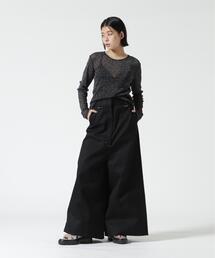 UN3D.× Dickies/アンスリード× ディッキーズ/W WAIST WIDE PANTS/ダブルウエストワイドパンツ