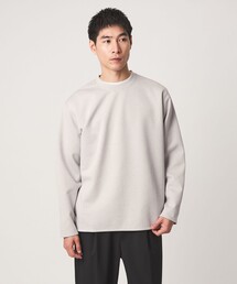 ダブルフェイス クルーネック 長袖 カットソー