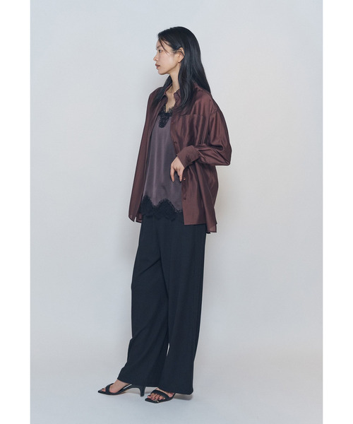 1er Arrondissement(プルミエアロンディスモン)の「クリアーリブイージーパンツ(その他パンツ・レディース・ブラウン系その他5/ブラック系その他3・36/38)」の6枚目の写真