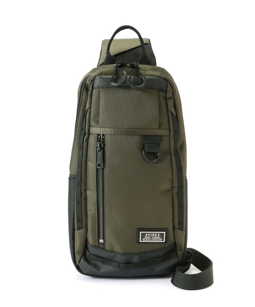 AVIREX(アヴィレックス)の「SOLID ONE SHOULDER BAG / ソリッド ワンショルダーバッグ / AVIREX / アヴィレックス / AX2051(ショルダーバッグ・メンズ・オリーブ・FREE)」の1枚目の写真