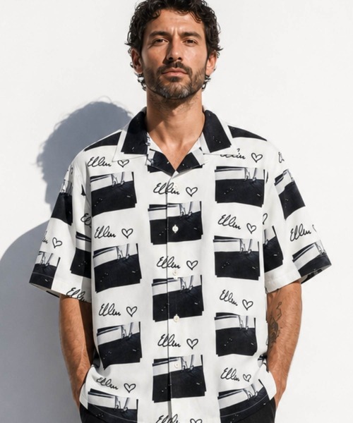 [TMT×Ellen Von Unwerth] OVERSIZED PHOTO SHIRTS — оверсайз рубашка с фото