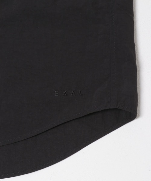 EKAL(エカル)の「『UR TECH/撥水/UVカット』ナイロンタッサーロングスリーブシャツ(シャツ/ブラウス・メンズ・ブラック/グレー系その他/ブルー系その他・MEDIUM/LARGE/X-LARGE)」の10枚目の写真