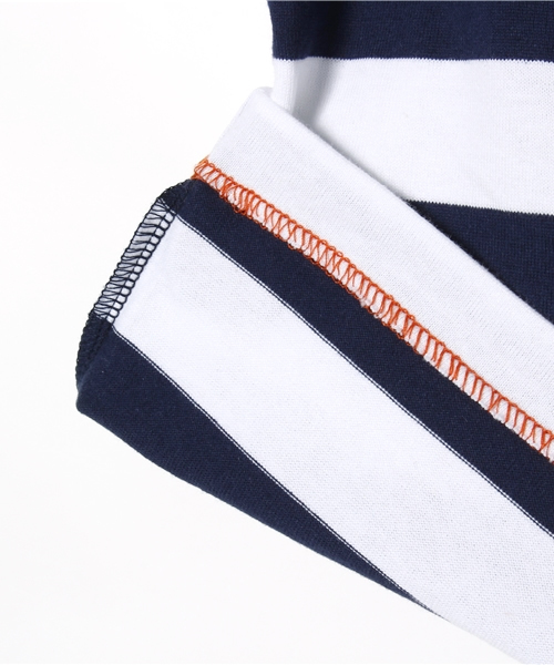 Lee（リー）の「【Lee】ビッグボーダーTee（Tシャツ/カットソー・キッズ・ネイビー・110/130/120/100/140/90/80）」の9枚目の写真