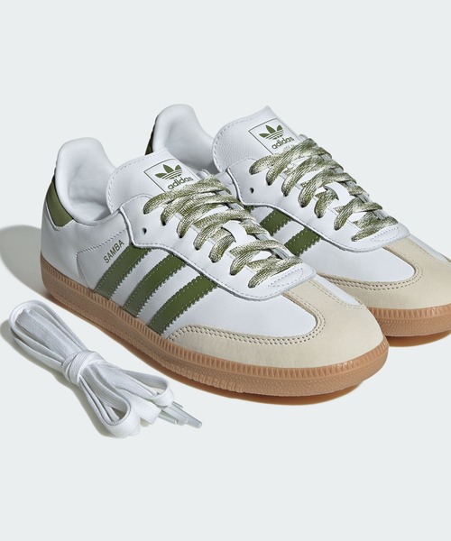 adidas(アディダス)の「サンバ OG シューズ / Samba OG Shoes / アディダスオリジナルス adidas Originals(スニーカー・レディース・ホワイト・26.0cm/25.0cm/25.5cm/22.5cm/22.0cm/23.0cm/23.5cm/24.0cm/24.5cm/26.5cm/27.0cm)」の7枚目の写真
