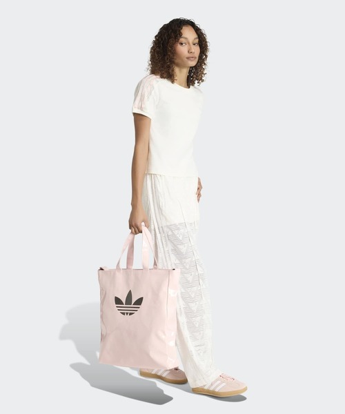 adidas(アディダス)の「レース カリ 半袖Tシャツ / アディダスオリジナルス adidas Originals(Tシャツ/カットソー・レディース・ホワイト・XX-LARGE/LARGE/MEDIUM/SMALL/X-LARGE)」の5枚目の写真