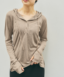 Noble | 《WEB&一部店舗限定》【RITA×SELLICHI】シアーフーディトップス(Tシャツ/カットソー)
