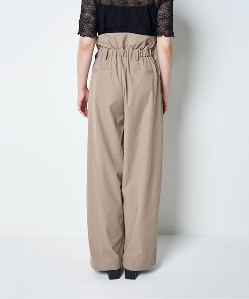 My shawty(マイシャウティー)の「marshmallow twill pants(その他パンツ・レディース・ベージュ/ブラック・FREE)」の7枚目の写真