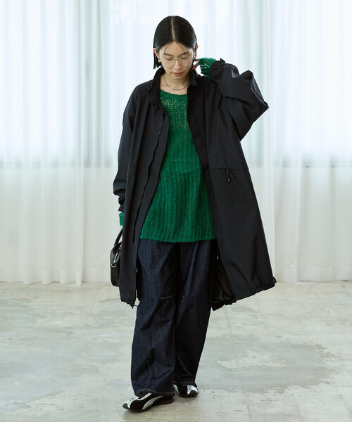 FREAK'S STORE(フリークスストア)の「+Phenix × FREAK'S STORE/プラスフェニックス 別注 GORE-TEX WINDSTOPPER MODS COAT/ゴアテックス ウインドストッパーモッズコート/モッズコート(モッズコート・レディース・ネイビー/ブラウン/ブラック・MEDIUM/SMALL)」の2枚目の写真