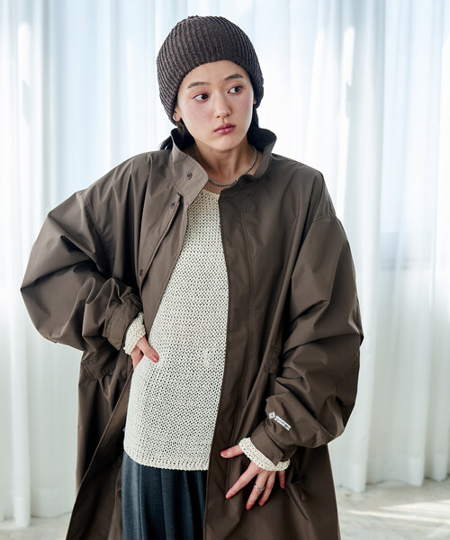 FREAK'S STORE(フリークスストア)の「+Phenix × FREAK'S STORE/プラスフェニックス 別注 GORE-TEX WINDSTOPPER MODS COAT/ゴアテックス ウインドストッパーモッズコート/モッズコート(モッズコート・レディース・ネイビー/ブラウン/ブラック・MEDIUM/SMALL)」の14枚目の写真