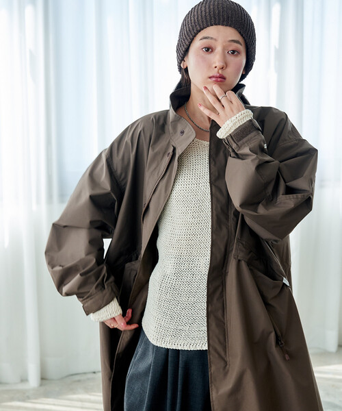 FREAK'S STORE(フリークスストア)の「+Phenix × FREAK'S STORE/プラスフェニックス 別注 GORE-TEX WINDSTOPPER MODS COAT/ゴアテックス ウインドストッパーモッズコート/モッズコート(モッズコート・レディース・ネイビー/ブラウン/ブラック・MEDIUM/SMALL)」の15枚目の写真