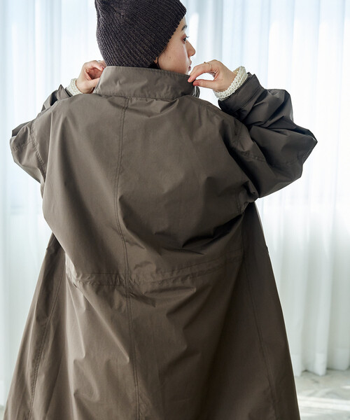FREAK'S STORE(フリークスストア)の「+Phenix × FREAK'S STORE/プラスフェニックス 別注 GORE-TEX WINDSTOPPER MODS COAT/ゴアテックス ウインドストッパーモッズコート/モッズコート(モッズコート・レディース・ネイビー/ブラウン/ブラック・MEDIUM/SMALL)」の16枚目の写真