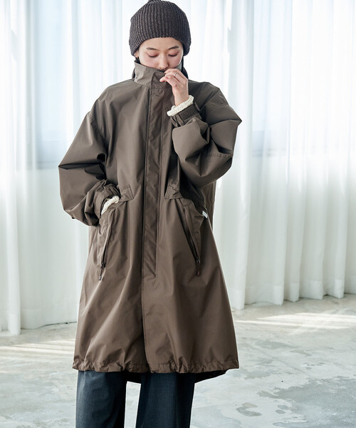 FREAK'S STORE(フリークスストア)の「+Phenix × FREAK'S STORE/プラスフェニックス 別注 GORE-TEX WINDSTOPPER MODS COAT/ゴアテックス ウインドストッパーモッズコート/モッズコート(モッズコート・レディース・ネイビー/ブラウン/ブラック・MEDIUM/SMALL)」の19枚目の写真