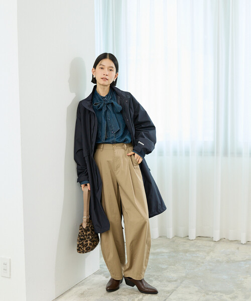 FREAK'S STORE(フリークスストア)の「+Phenix × FREAK'S STORE/プラスフェニックス 別注 GORE-TEX WINDSTOPPER MODS COAT/ゴアテックス ウインドストッパーモッズコート/モッズコート(モッズコート・レディース・ネイビー/ブラウン/ブラック・MEDIUM/SMALL)」の20枚目の写真