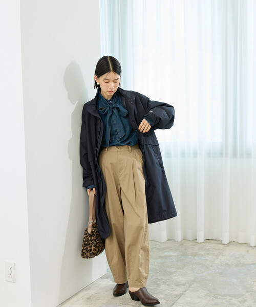 FREAK'S STORE(フリークスストア)の「+Phenix × FREAK'S STORE/プラスフェニックス 別注 GORE-TEX WINDSTOPPER MODS COAT/ゴアテックス ウインドストッパーモッズコート/モッズコート(モッズコート・レディース・ネイビー/ブラウン/ブラック・MEDIUM/SMALL)」の21枚目の写真