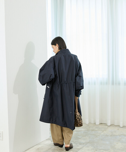 FREAK'S STORE(フリークスストア)の「+Phenix × FREAK'S STORE/プラスフェニックス 別注 GORE-TEX WINDSTOPPER MODS COAT/ゴアテックス ウインドストッパーモッズコート/モッズコート(モッズコート・レディース・ネイビー/ブラウン/ブラック・MEDIUM/SMALL)」の10枚目の写真