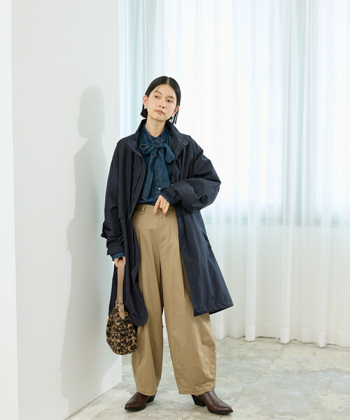 FREAK'S STORE(フリークスストア)の「+Phenix × FREAK'S STORE/プラスフェニックス 別注 GORE-TEX WINDSTOPPER MODS COAT/ゴアテックス ウインドストッパーモッズコート/モッズコート(モッズコート・レディース・ネイビー/ブラウン/ブラック・MEDIUM/SMALL)」の12枚目の写真