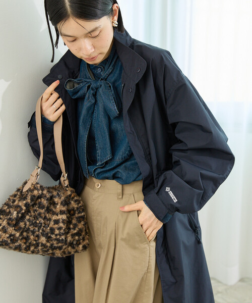FREAK'S STORE(フリークスストア)の「+Phenix × FREAK'S STORE/プラスフェニックス 別注 GORE-TEX WINDSTOPPER MODS COAT/ゴアテックス ウインドストッパーモッズコート/モッズコート(モッズコート・レディース・ネイビー/ブラウン/ブラック・MEDIUM/SMALL)」の13枚目の写真