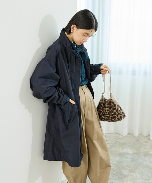 FREAK'S STORE(フリークスストア)の「+Phenix × FREAK'S STORE/プラスフェニックス 別注 GORE-TEX WINDSTOPPER MODS COAT/ゴアテックス ウインドストッパーモッズコート/モッズコート(モッズコート・レディース・ネイビー/ブラウン/ブラック・MEDIUM/SMALL)」の15枚目の写真