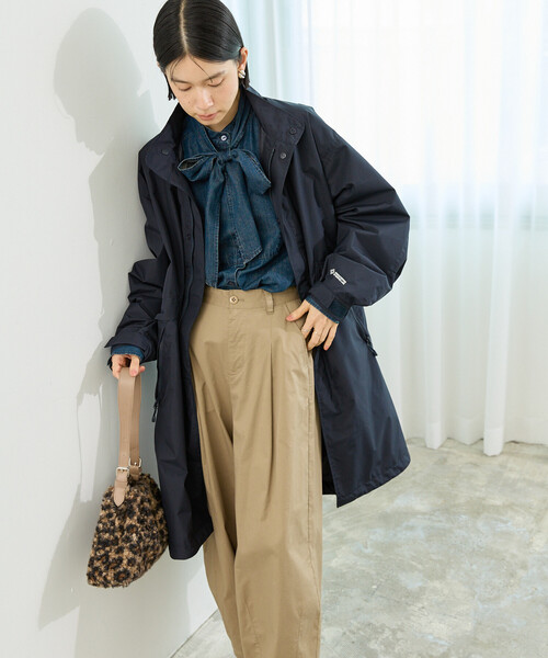FREAK'S STORE(フリークスストア)の「+Phenix × FREAK'S STORE/プラスフェニックス 別注 GORE-TEX WINDSTOPPER MODS COAT/ゴアテックス ウインドストッパーモッズコート/モッズコート(モッズコート・レディース・ネイビー/ブラウン/ブラック・MEDIUM/SMALL)」の17枚目の写真