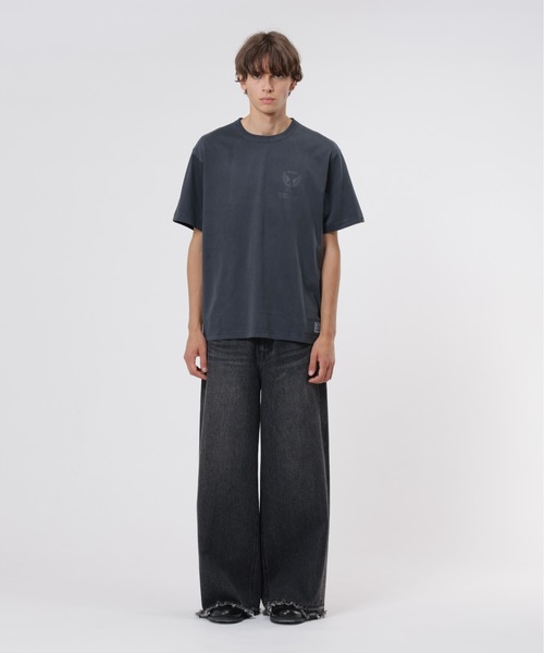 Alpha Industries(アルファインダストリーズ)の「Alpha Industries/アルファ インダストリーズ/ESSENTIAL RELAXED FIT TEE (BATTLEWASH AIR CORPS)/エッセンシャル リラックスフィットTシャツ(Tシャツ/カットソー・メンズ・ブラック/セージグリーン・S/M/L/XL)」の4枚目の写真