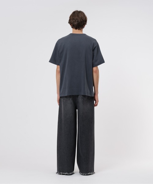 Alpha Industries(アルファインダストリーズ)の「Alpha Industries/アルファ インダストリーズ/ESSENTIAL RELAXED FIT TEE (BATTLEWASH AIR CORPS)/エッセンシャル リラックスフィットTシャツ(Tシャツ/カットソー・メンズ・ブラック/セージグリーン・S/M/L/XL)」の6枚目の写真