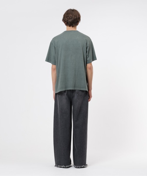 Alpha Industries(アルファインダストリーズ)の「Alpha Industries/アルファ インダストリーズ/ESSENTIAL RELAXED FIT TEE (BATTLEWASH AIR CORPS)/エッセンシャル リラックスフィットTシャツ(Tシャツ/カットソー・メンズ・ブラック/セージグリーン・S/M/L/XL)」の14枚目の写真