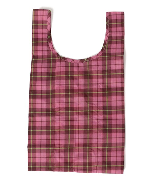 SHIPS Days(シップスデイズ)の「BAGGU: ベイビー タータン チェック(エコバッグ/サブバッグ・レディース・ピンク系その他/ブルー・ONE SIZE)」の1枚目の写真