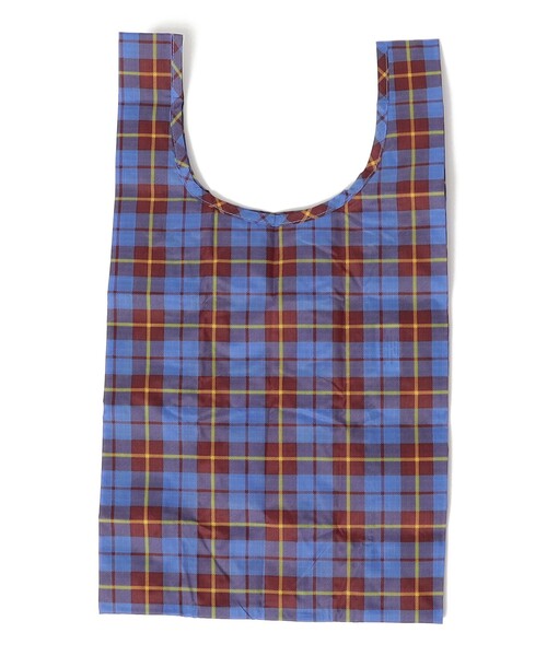 SHIPS Days(シップスデイズ)の「BAGGU: ベイビー タータン チェック(エコバッグ/サブバッグ・レディース・ピンク系その他/ブルー・ONE SIZE)」の3枚目の写真