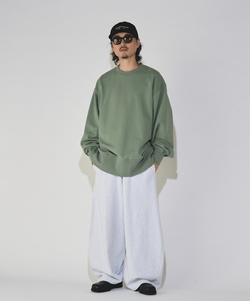 Lui's(ルイス)の「【WEB限定】スーパーオーバーサイズ ヘビースウェット(スウェット・メンズ・ブラック/グリーン系その他・M/S)」の16枚目の写真
