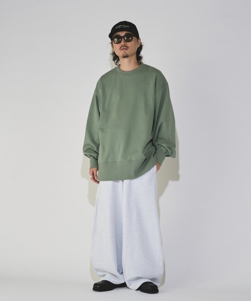 Lui's(ルイス)の「【WEB限定】スーパーオーバーサイズ ヘビースウェット(スウェット・メンズ・ブラック/グリーン系その他・M/S)」の17枚目の写真