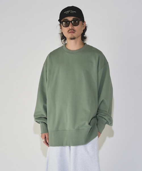 Lui's(ルイス)の「【WEB限定】スーパーオーバーサイズ ヘビースウェット(スウェット・メンズ・ブラック/グリーン系その他・M/S)」の12枚目の写真
