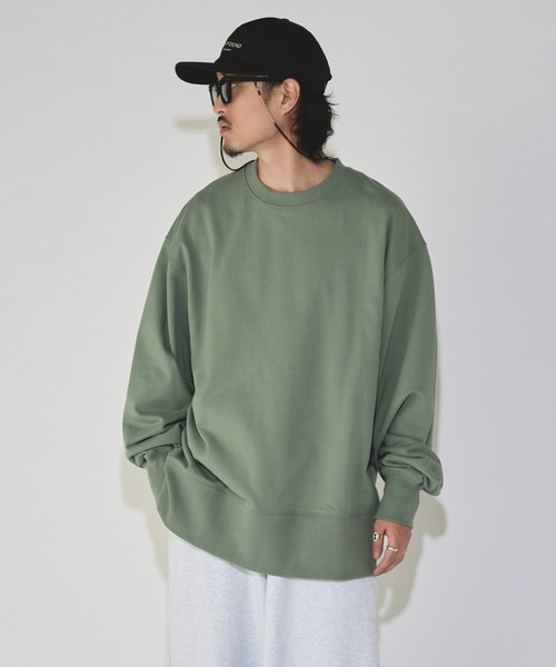 Lui's(ルイス)の「【WEB限定】スーパーオーバーサイズ ヘビースウェット(スウェット・メンズ・ブラック/グリーン系その他・M/S)」の13枚目の写真