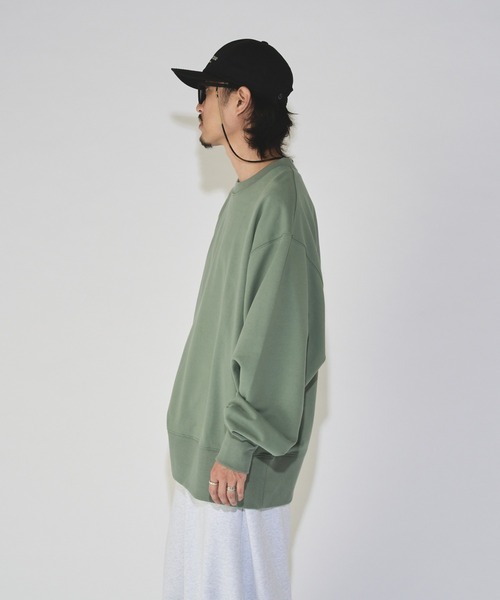 Lui's(ルイス)の「【WEB限定】スーパーオーバーサイズ ヘビースウェット(スウェット・メンズ・ブラック/グリーン系その他・M/S)」の14枚目の写真