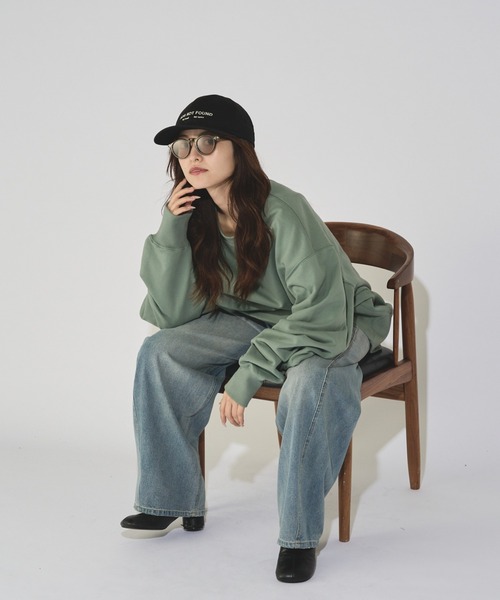 Lui's(ルイス)の「【WEB限定】スーパーオーバーサイズ ヘビースウェット(スウェット・メンズ・ブラック/グリーン系その他・M/S)」の20枚目の写真