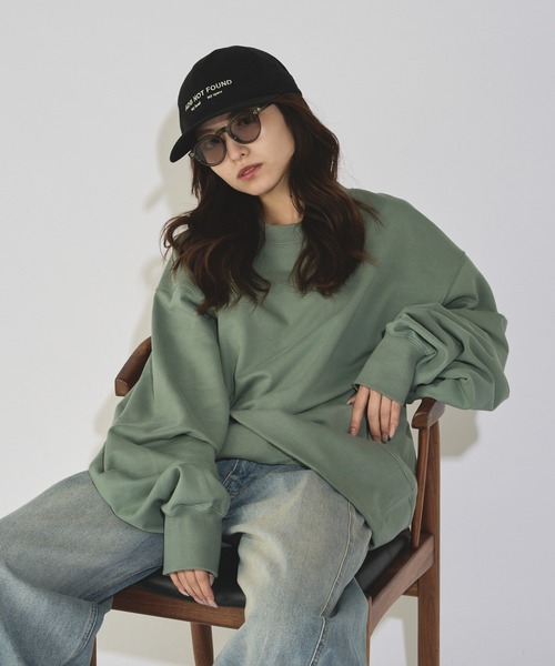 Lui's(ルイス)の「【WEB限定】スーパーオーバーサイズ ヘビースウェット(スウェット・メンズ・ブラック/グリーン系その他・M/S)」の18枚目の写真