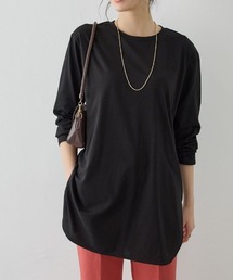 ひんやり&さらり綿混チュニックTシャツ