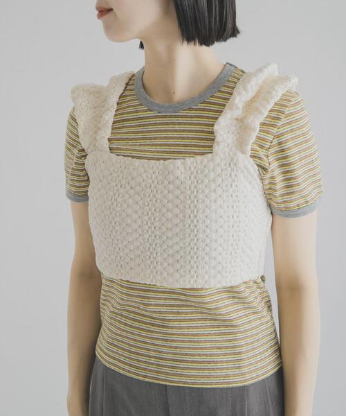 THE GOODLAND MARKET(ザグッドランドマーケット)の「cwtch LACE BUSTIER(ニット/セーター・レディース・ホワイト/ブラック・FREE)」の21枚目の写真