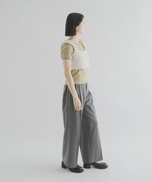 THE GOODLAND MARKET(ザグッドランドマーケット)の「cwtch LACE BUSTIER(ニット/セーター・レディース・ホワイト/ブラック・FREE)」の16枚目の写真