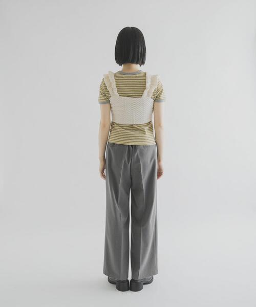 THE GOODLAND MARKET(ザグッドランドマーケット)の「cwtch LACE BUSTIER(ニット/セーター・レディース・ホワイト/ブラック・FREE)」の17枚目の写真