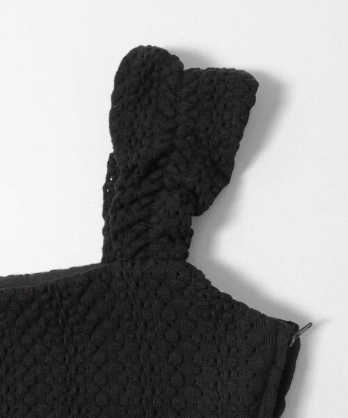 THE GOODLAND MARKET(ザグッドランドマーケット)の「cwtch LACE BUSTIER(ニット/セーター・レディース・ホワイト/ブラック・FREE)」の4枚目の写真