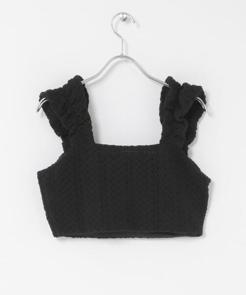 THE GOODLAND MARKET(ザグッドランドマーケット)の「cwtch LACE BUSTIER(ニット/セーター・レディース・ホワイト/ブラック・FREE)」の5枚目の写真