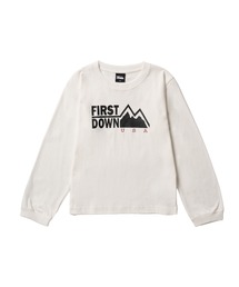 FIRST DOWN（ファーストダウン）の「キッズ ファーストライト ロゴ ロングスリーブ Tシャツ（Tシャツ/カットソー）」