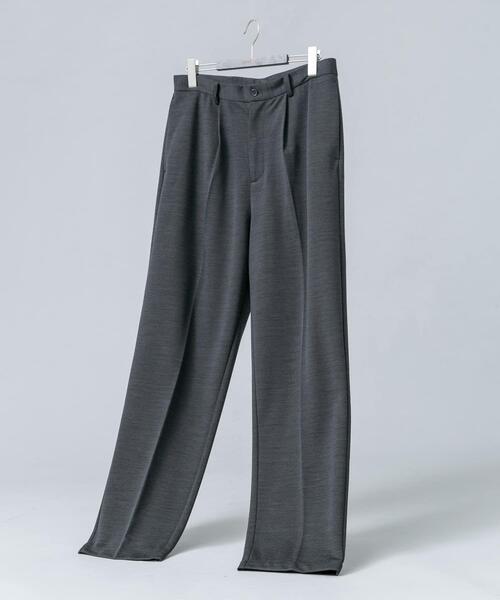 URBAN RESEARCH ROSSO MEN(アーバンリサーチロッソメン)の「『セットアップ対応/防シワ』 ウールジャージーストレートスラックス(その他パンツ・メンズ・ブラック/グレー/ネイビー・SMALL/MEDIUM/LARGE/X-LARGE)」の3枚目の写真
