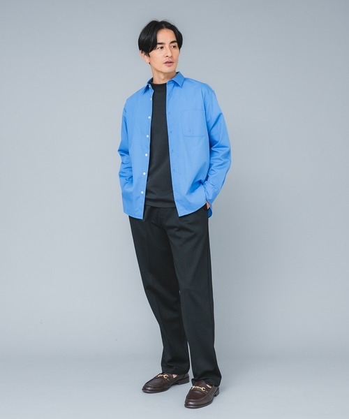URBAN RESEARCH ROSSO MEN(アーバンリサーチロッソメン)の「『セットアップ対応/防シワ』 ウールジャージーストレートスラックス(その他パンツ・メンズ・ブラック/グレー/ネイビー・SMALL/MEDIUM/LARGE/X-LARGE)」の19枚目の写真