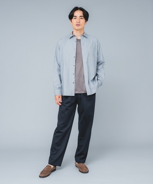 URBAN RESEARCH ROSSO MEN(アーバンリサーチロッソメン)の「『セットアップ対応/防シワ』 ウールジャージーストレートスラックス(その他パンツ・メンズ・ブラック/グレー/ネイビー・SMALL/MEDIUM/LARGE/X-LARGE)」の7枚目の写真