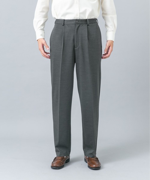URBAN RESEARCH ROSSO MEN(アーバンリサーチロッソメン)の「『セットアップ対応/防シワ』 ウールジャージーストレートスラックス(その他パンツ・メンズ・ブラック/グレー/ネイビー・SMALL/MEDIUM/LARGE/X-LARGE)」の12枚目の写真
