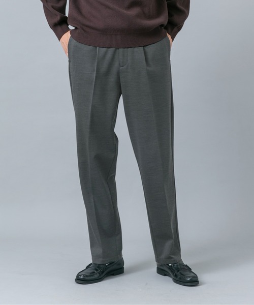 URBAN RESEARCH ROSSO MEN(アーバンリサーチロッソメン)の「『セットアップ対応/防シワ』 ウールジャージーストレートスラックス(その他パンツ・メンズ・ブラック/グレー/ネイビー・SMALL/MEDIUM/LARGE/X-LARGE)」の13枚目の写真