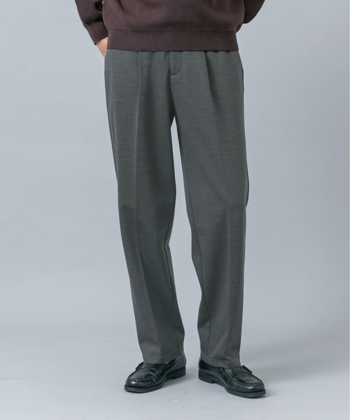 URBAN RESEARCH ROSSO MEN(アーバンリサーチロッソメン)の「『セットアップ対応/防シワ』 ウールジャージーストレートスラックス(その他パンツ・メンズ・ブラック/グレー/ネイビー・SMALL/MEDIUM/LARGE/X-LARGE)」の14枚目の写真