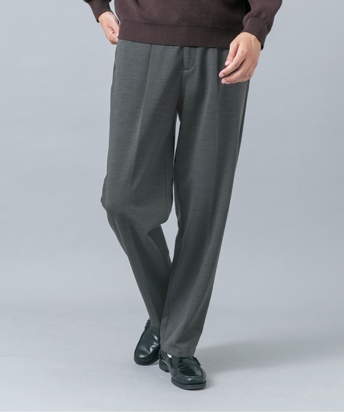 URBAN RESEARCH ROSSO MEN(アーバンリサーチロッソメン)の「『セットアップ対応/防シワ』 ウールジャージーストレートスラックス(その他パンツ・メンズ・ブラック/グレー/ネイビー・SMALL/MEDIUM/LARGE/X-LARGE)」の15枚目の写真